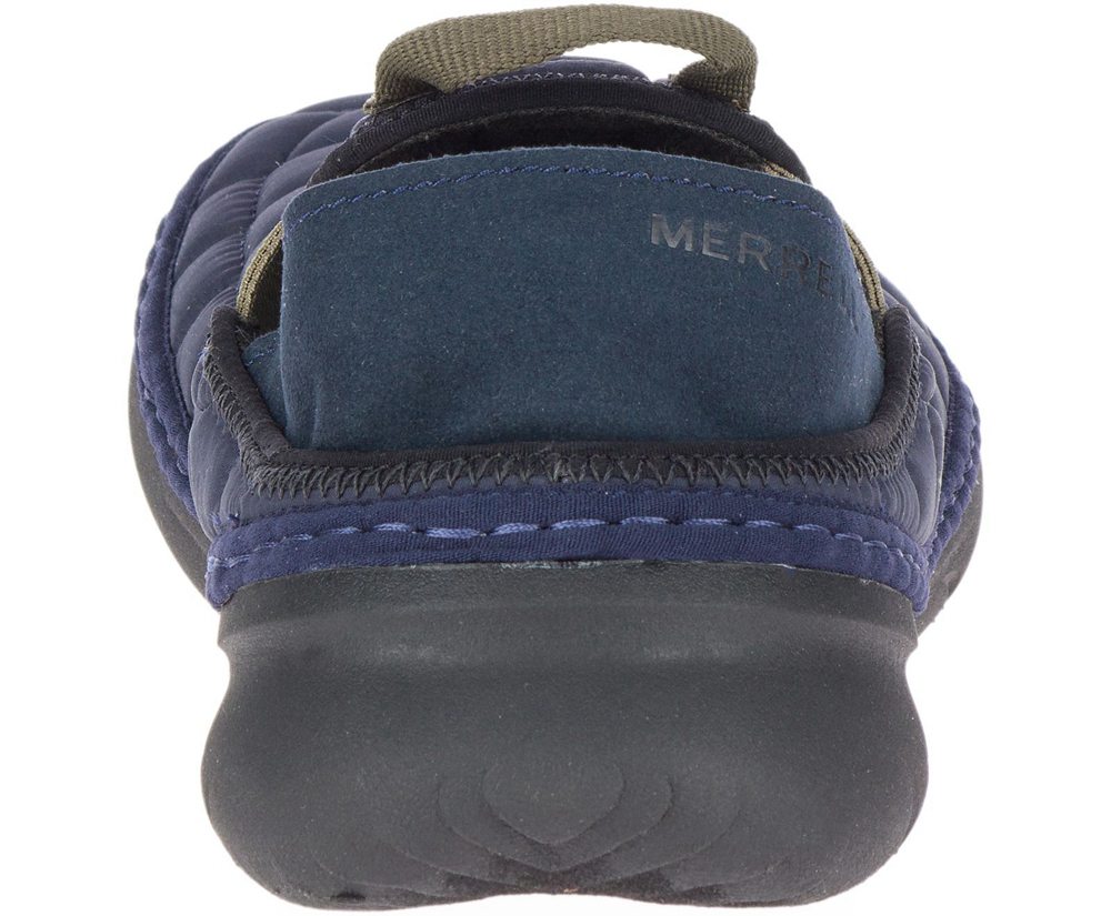 Merrell Slip Ons Navy - Hut Moc - Mens 18RYCXQTF